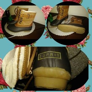 Esprit weather proof duck boots